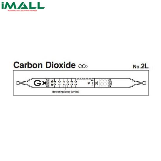 Ống dò đo nhanh Carbon dioxide CO2 Gastec 2L (0,13 ~ 6%)0