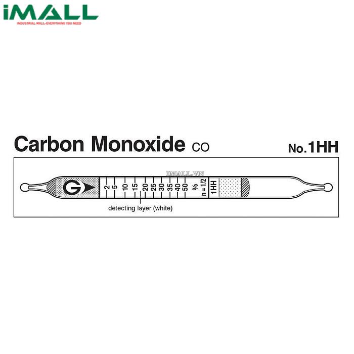 Ống dò đo nhanh Carbon monoxide CO Gastec 1HH (1-50%)0