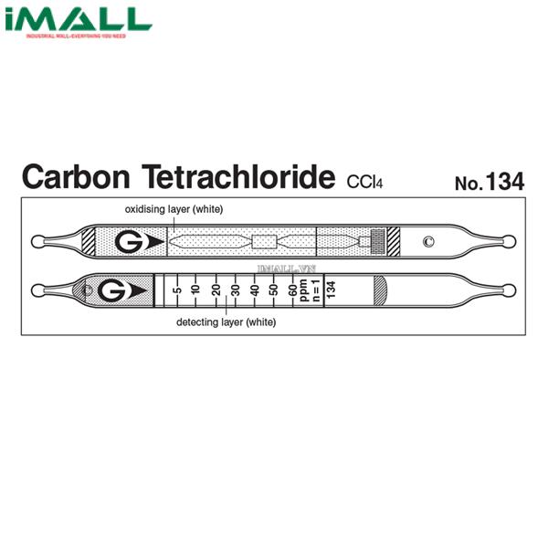 Ống dò đo nhanh Carbon tetrachloride CCl4 Gastec 134 (0,5 ~ 60ppm)