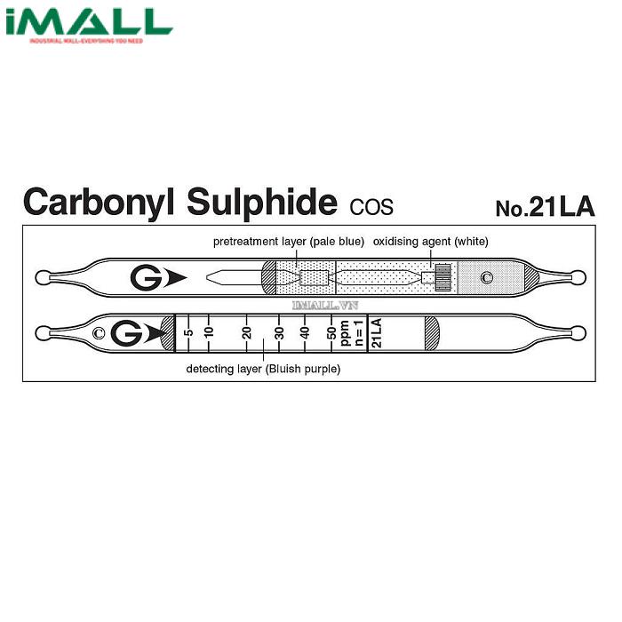 Ống dò đo nhanh Carbonyl sulphide COS Gastec 21LA (2-125ppm)0