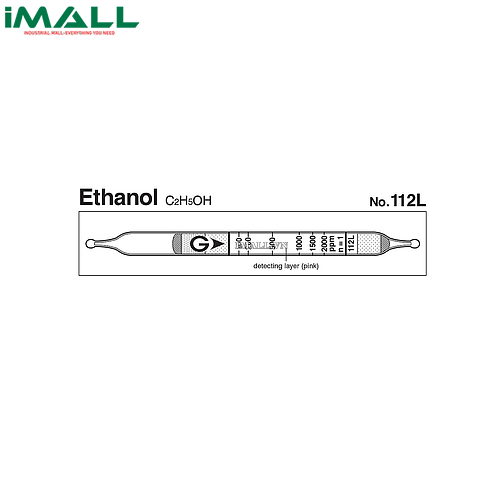Ống dò đo nhanh Ethanol C2H5OH Gastec 112L (50-2000ppm)