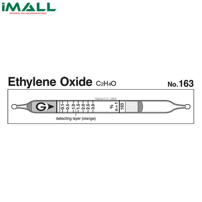 Ống dò đo nhanh Ethylene oxide C2H4O Gastec 163 (0,05 ~ 3,0%)