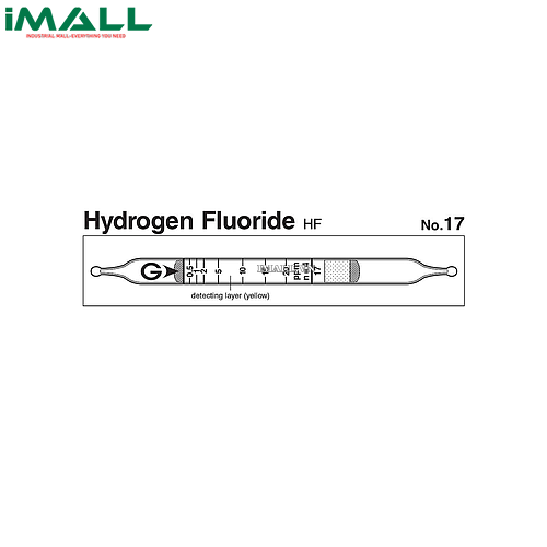 Ống dò đo nhanh Hydrogen Fluoride HF Gastec 17 (0,25-100ppm)0