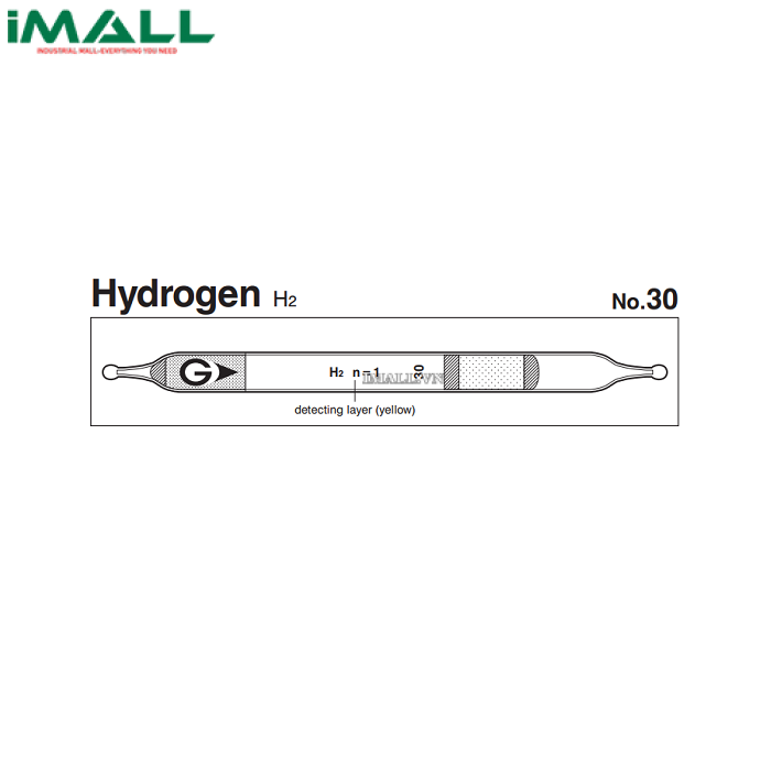 Ống dò đo nhanh Hydrogen H2 Gastec 30 (0,5 ~ 2%)