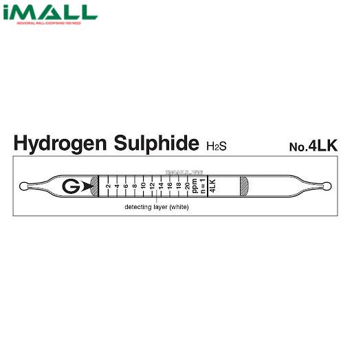 Ống dò đo nhanh Hydrogen sulphide H2S Gastec 4LK