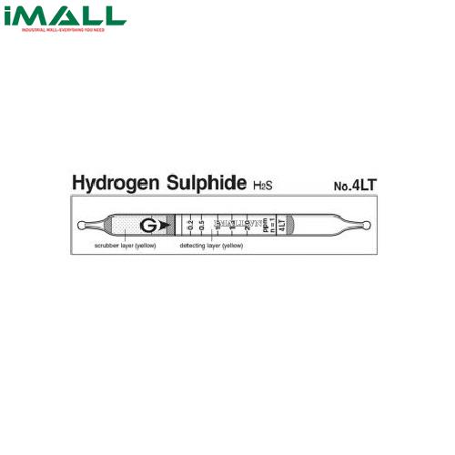 Ống dò đo nhanh Hydrogen sulphide H2S Gastec 4LT (0,1-4 ppm)0