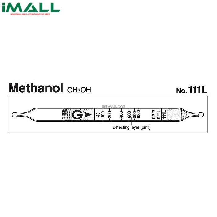 Ống dò đo nhanh Metanol CH3OH Gastec 111L (20-1000ppm)0