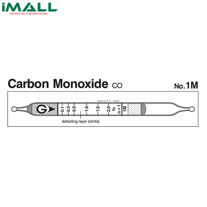 Ống dò đo nhanh Ống carbon monoxide CO Gastec 1M (0,05 ~ 4,0%)0