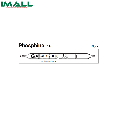 Ống dò đo nhanh Phosphine PH3 Gastec 7 (2,5 ~ 100ppm)