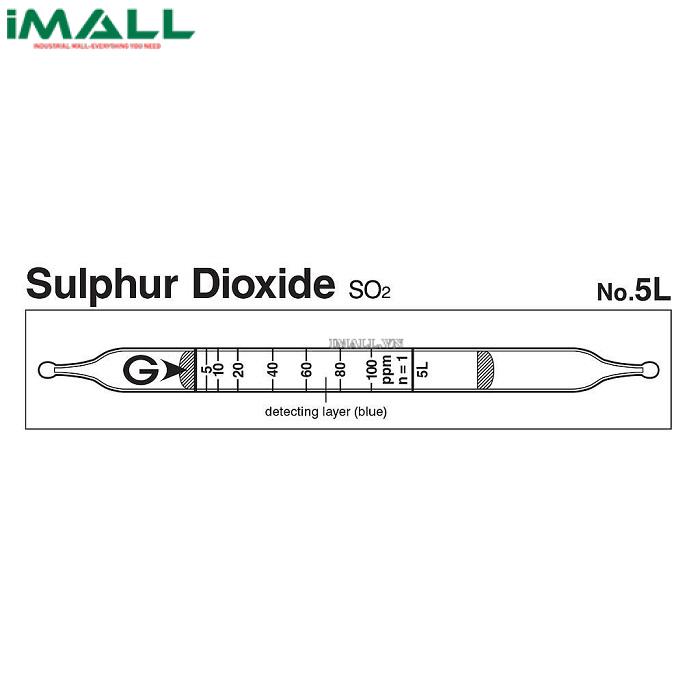 Ống dò đo nhanh Sulfur dioxide SO2 Gastec 5L (1,25-200ppm)0