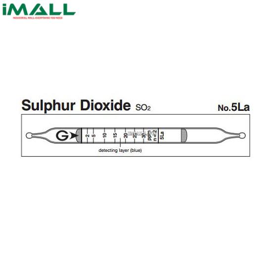 Ống dò đo nhanh Sulfur dioxide SO2 Gastec 5La (0,5-60 ppm)0