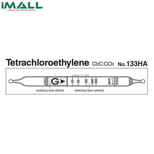 Ống dò đo nhanh Tetrachloroethylene Cl2C: CCl2 Gastec 133HA (7 ~ 900ppm)0