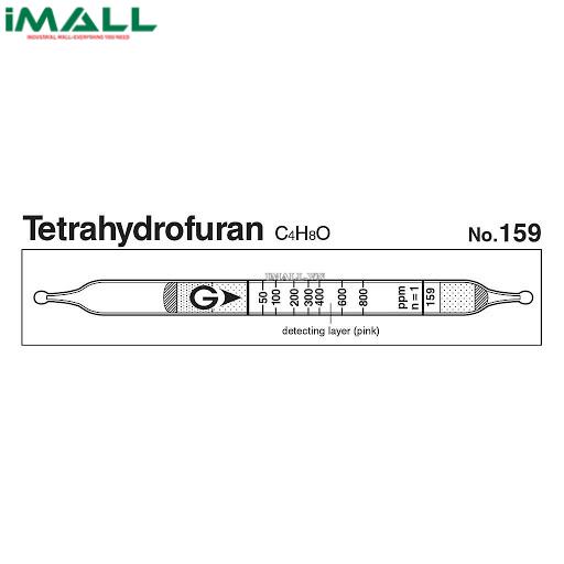 Ống dò đo nhanh Tetrahydrofuran Gastec 159 (C4H8O 159 (20 ~ 800ppm))0