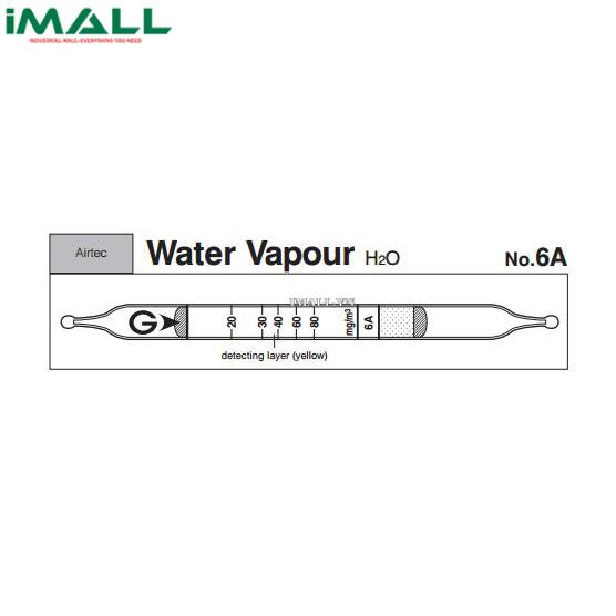 Ống dò hơi nước H2O Airtec Gastec 6A (20 ~ 80 mg / m3)