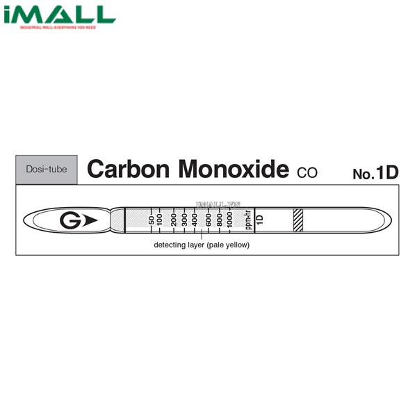 Ống Dosl thụ động Carbon monoxide CO Gastec 1D (1,04 ~ 2000 ppm)0