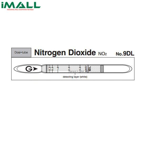 Ống Dosl thụ động Nitơ điôxít NO2 Gastec 9DL (0,01 ~ 3,0 ppm)