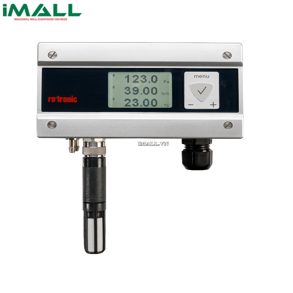 Thiết bị đo và chuyển đổi tín hiệu áp suất chênh lệch Rotronic PF4