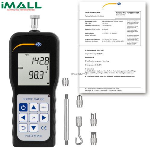 Máy đo lực PCE-FM 200-ICA (0~200 N)