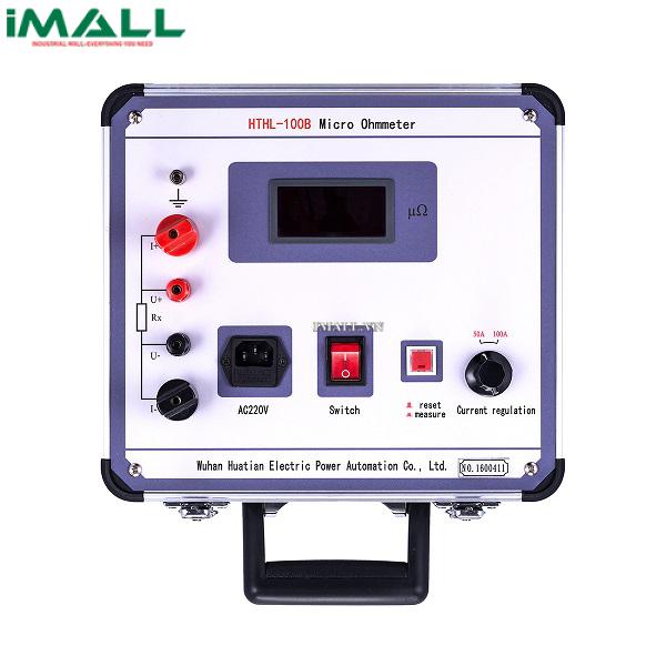 Máy đo điện trở thấp Wuhan HTHL-100B (1~1999μΩ, DC 50A, 100A)0