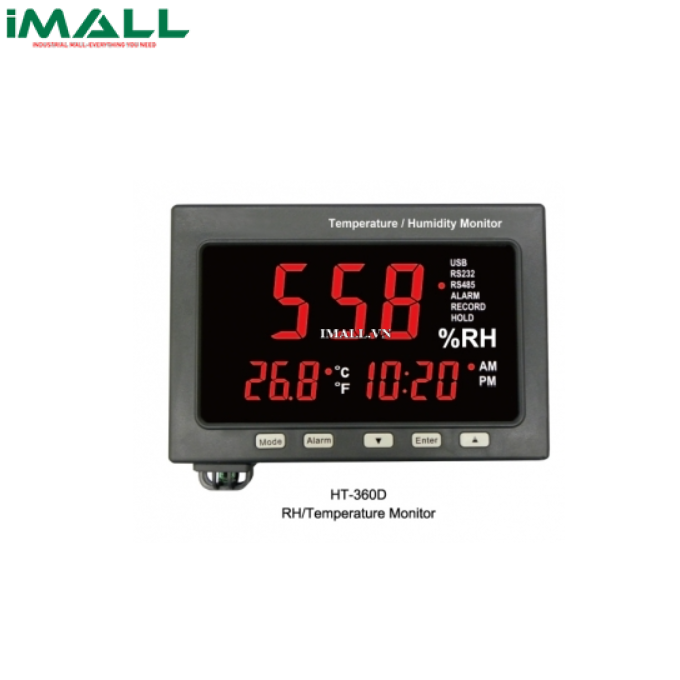 Máy đo nhiệt độ/độ ẩm EZDO HT-360D (95%RH, 70°C, ghi dữ liệu)