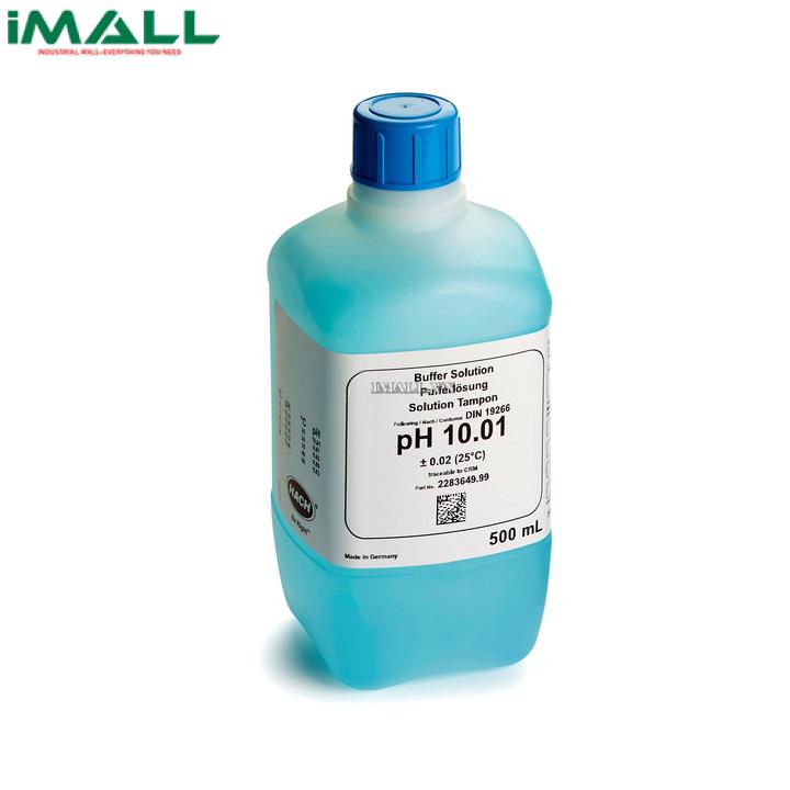 HACH 2283649 Buffer Solution, pH 10.01, Color-coded Blue (500ml)0