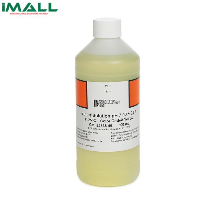 HACH 2283549 Buffer Solution, pH 7.00, Color-coded Yellow (500ml)