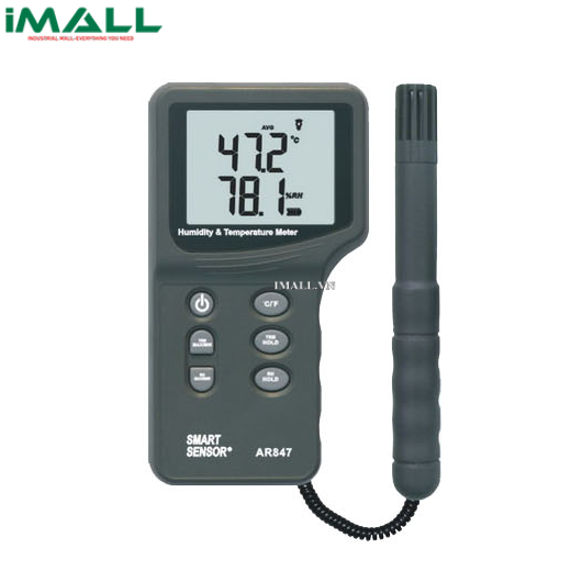Máy đo nhiệt độ, độ ẩm không khí SmartSensor AR847 (có đo kiểu K)