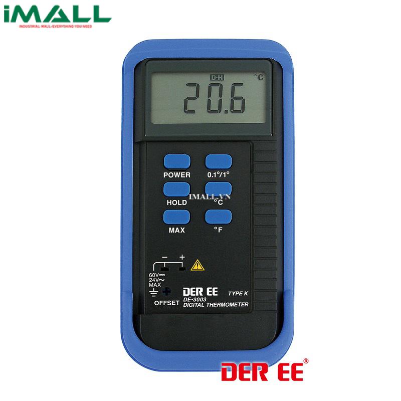 Máy đo nhiệt độ tiếp xúc kiểu K DER EE DE-3003 (-50°C~1300°C)