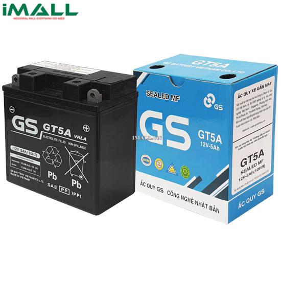 Bình ắc quy GS MF GT5A (12V-5AH)