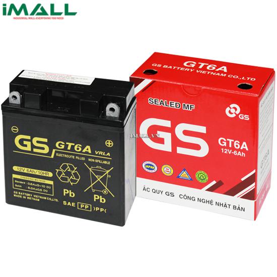 Bình ắc quy GS MF GT6A (12V-6AH)