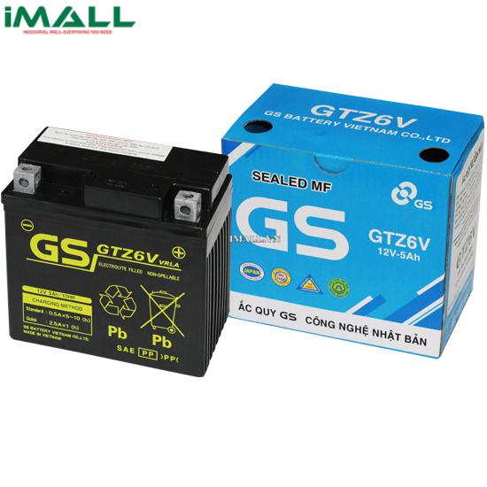 Bình ắc quy GS MF GTZ6V (12V-5AH)0