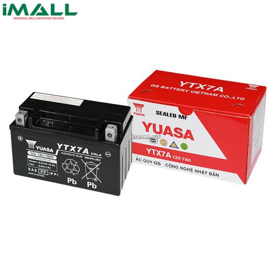 Bình ắc quy GS YUASA YTX7A (12V-7AH)