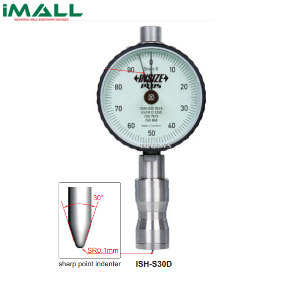 Đồng hồ đo độ cứng INSIZE ISH-S30D (đo kiểu D, 0-100HD)0
