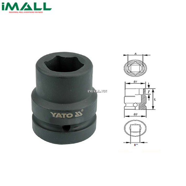 Khẩu mở ốc cho súng Yato YT-1181 (1", 25mm)