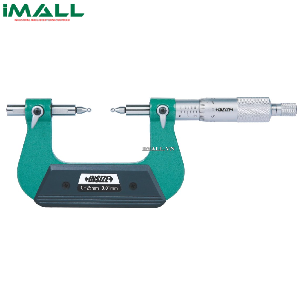 Panme đo bánh răng INSIZE 3291-125 (100-125mm, 0.01mm)