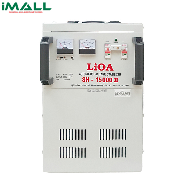 Ổn áp 1 pha Lioa SH-15000II (15KVA/ Dải điện áp đầu vào 150V - 250V)