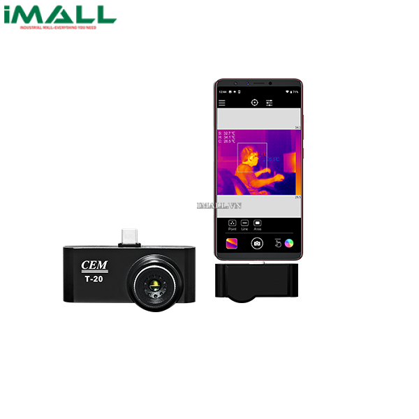 Camera nhiệt dùng cho Smartphone CEM T-10 (Android, -10 ℃~330 ℃,206 x 156px)0