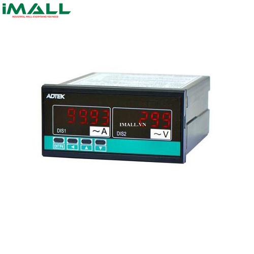 Đồng hồ vạn năng gắn tủ ADTEK VAM (600V, 10A, 2 kênh)