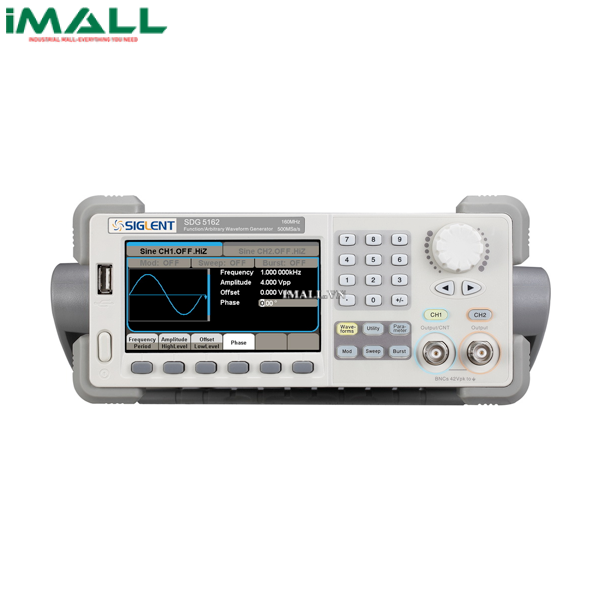Máy phát tín hiệu Siglent SDG5162 (160Mhz, 2Ch)