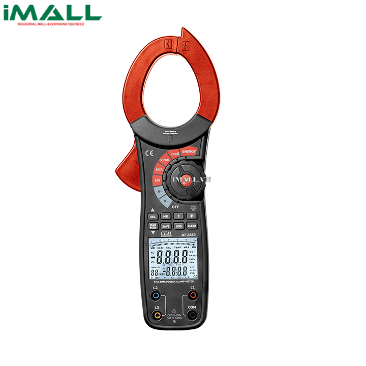 Ampe kìm đo công suất AC CEM DT-3353 (750kVA, AC-1000A/750V, True RMS)