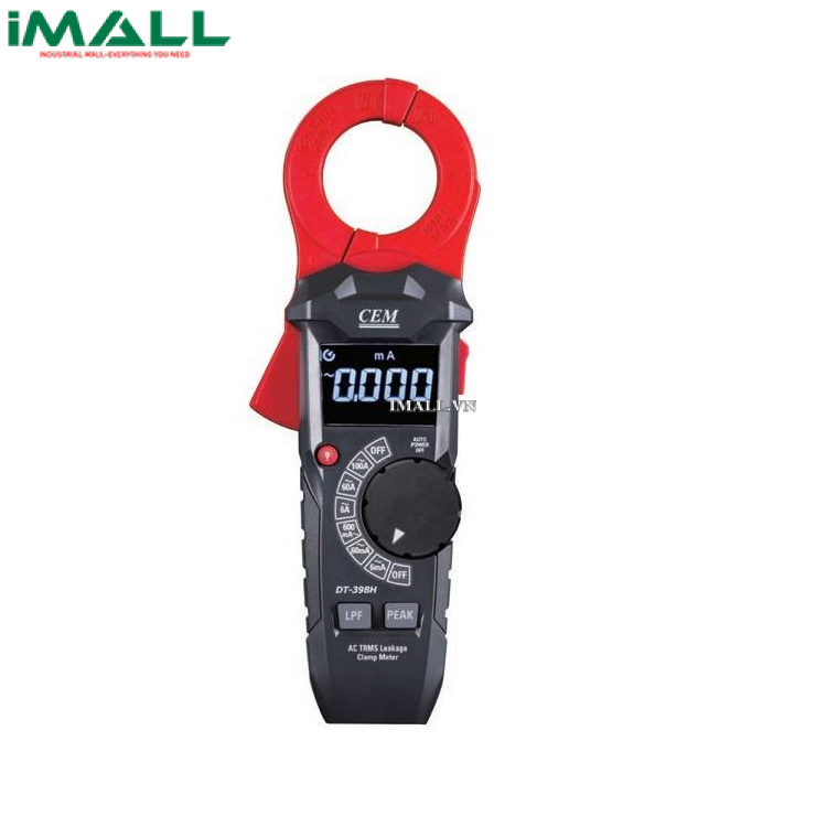 Ampe kìm đo dòng rò AC CEM DT-398 (0 ~ 100A)