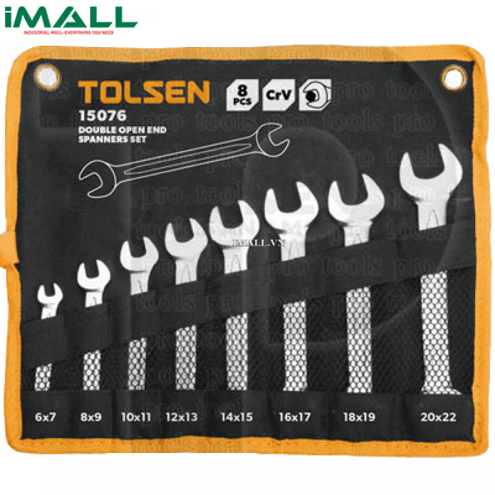 Bộ chìa khóa miệng - miệng Tolsen 15076 (6~22mm)