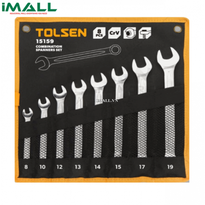 Bộ chìa khóa vòng - miệng Tolsen 15159 (8~19mm)0