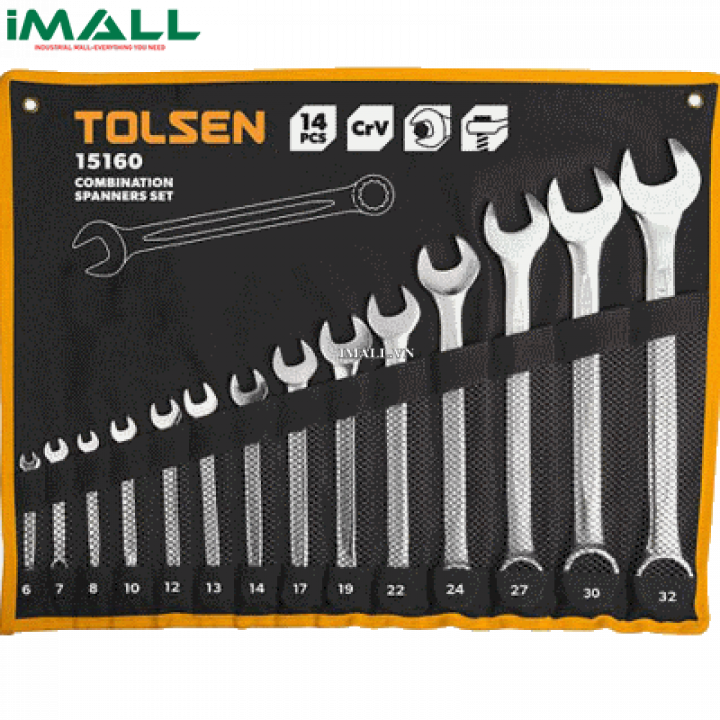 Bộ chìa khóa vòng - miệng Tolsen 15160 (6~32mm)0
