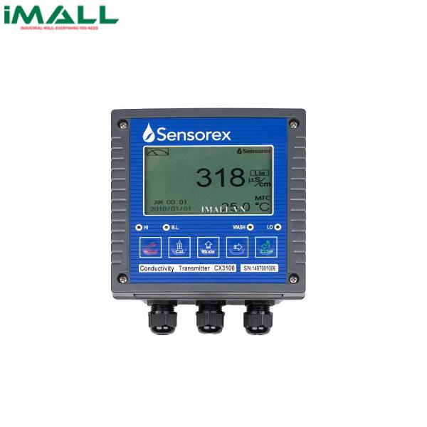 Bộ chuyển đổi tín hiệu và điều khiển điện dẫn, điện trở suất và độ mặn SENSOREX CX3100 (2000mS, 20.00 MΩ/cm, 199.99 ppt)