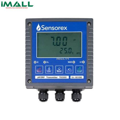 Bộ chuyển đổi tín hiệu và điều khiển thông minh pH, ORP SENSOREX TX3000 (1/2 DIN)