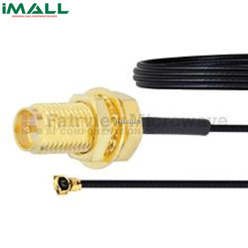 Cáp N Female Bulkhead - HMCX32 1.2 Plug Fairview FMCA1022 ( 0.81mm Coax; 3 GHz )