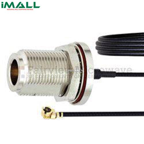 Cáp N Female Bulkhead - UMCX 2.5 Plug Fairview FMCA1009 (1.13mm Coax; 3 GHz )0