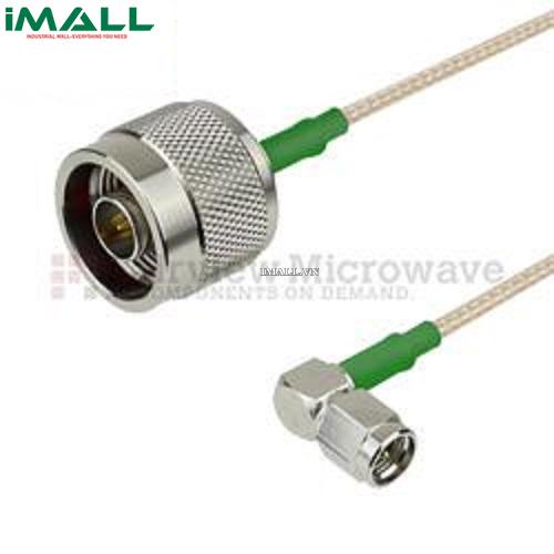 Cáp N Male - RA QMA Male Fairview FMC0104315LF (RG-316 Coax; 3 GHz )0