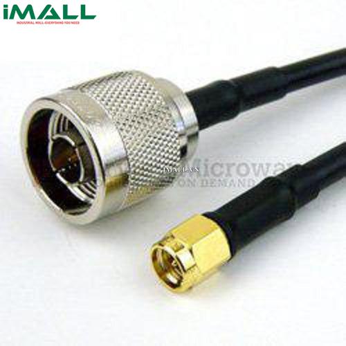 Cáp N Male - SMA Male Bulkhead Fairview FMC0102058 (RG-58 Coax; 1 GHz )